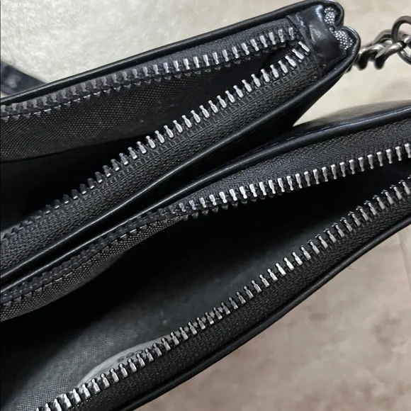 Maurice’s Black Crossbody Bag with Chain Strap NWT - Picture 7 of 9